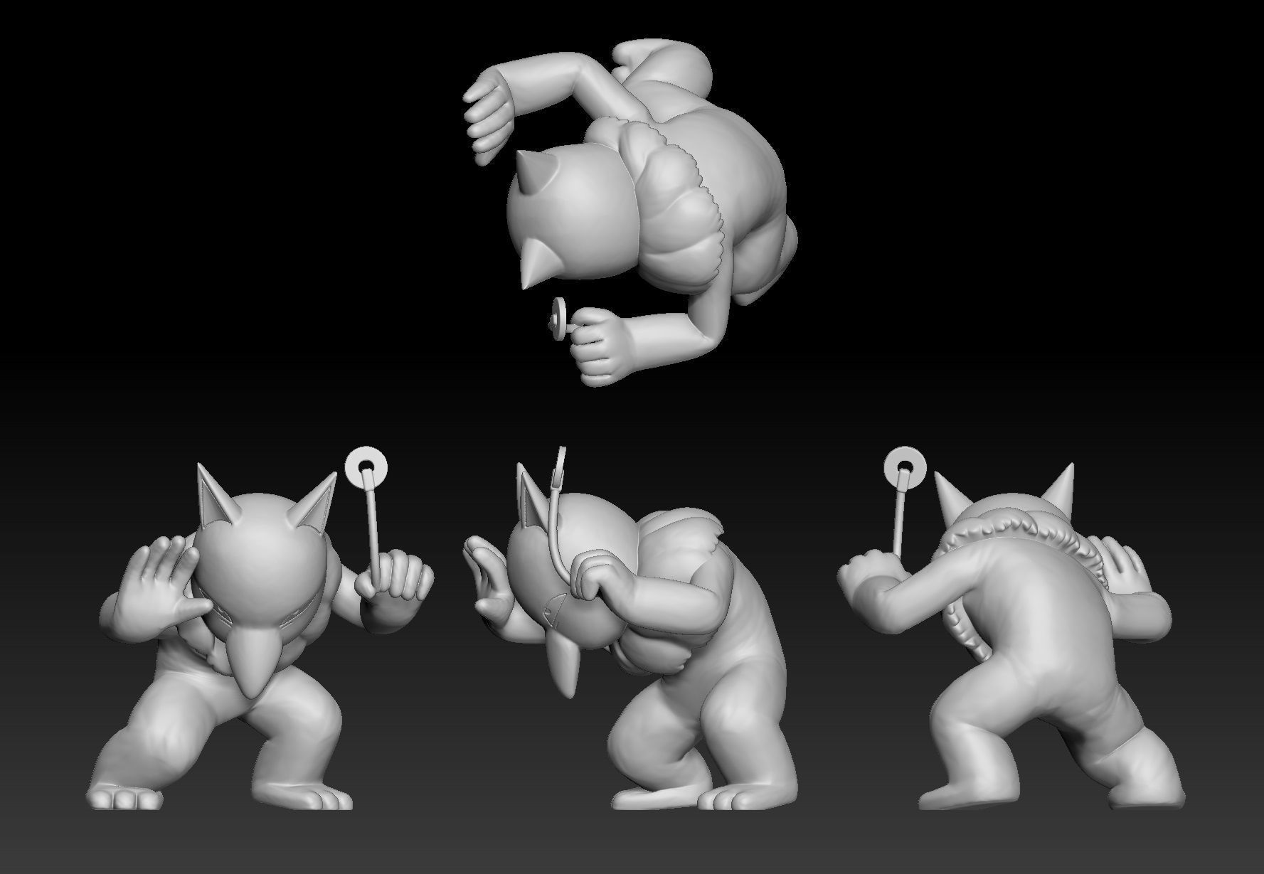 Pokemon Drowzee Hypno 3D print model_2