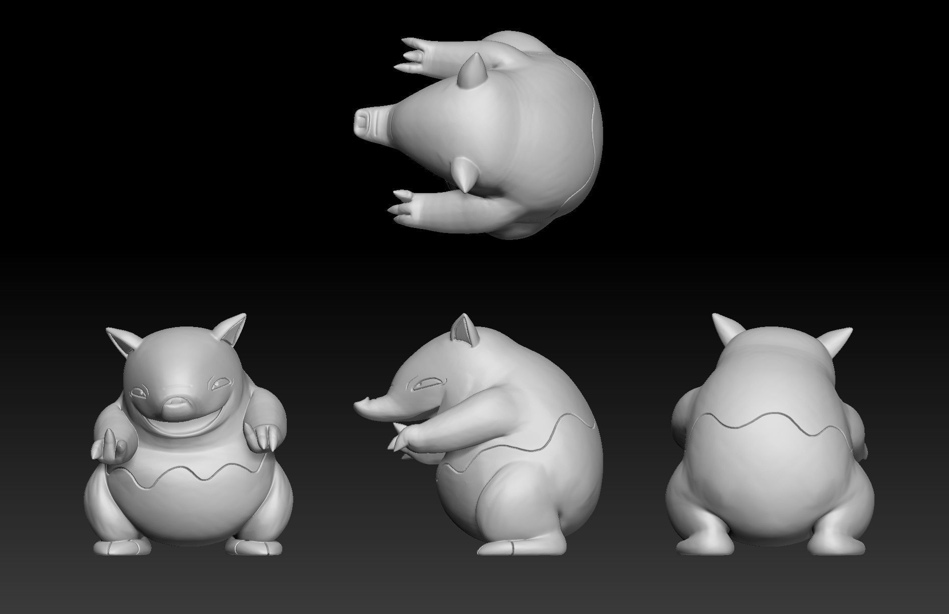 Pokemon Drowzee Hypno 3D print model_1