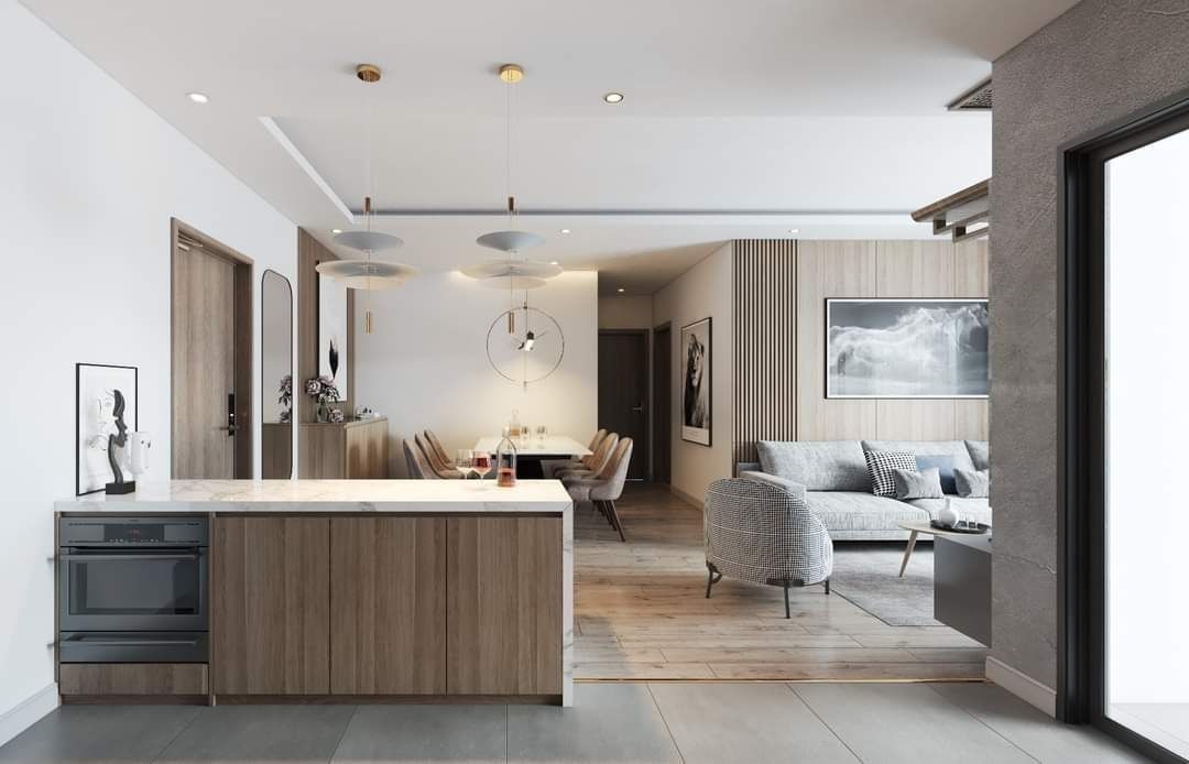 3D Model Modern Apartment for Interior Design SketchUp 3D model_5