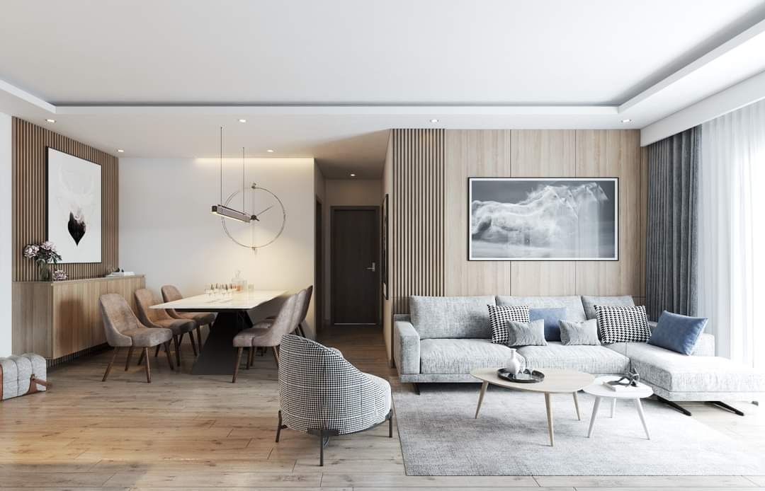 3D Model Modern Apartment for Interior Design SketchUp 3D model_3