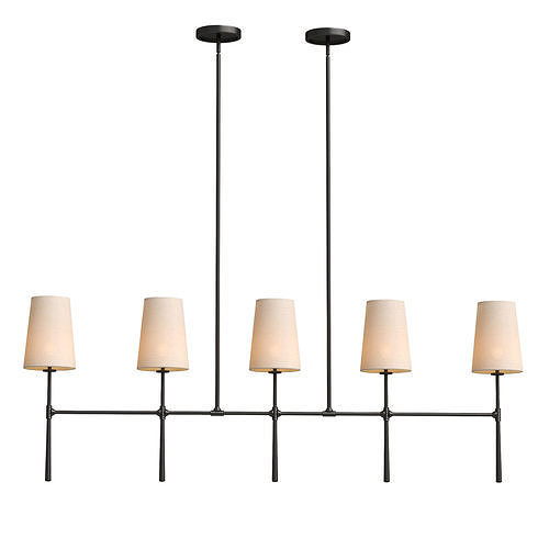 Rhodes Linear Chandelier 3D model