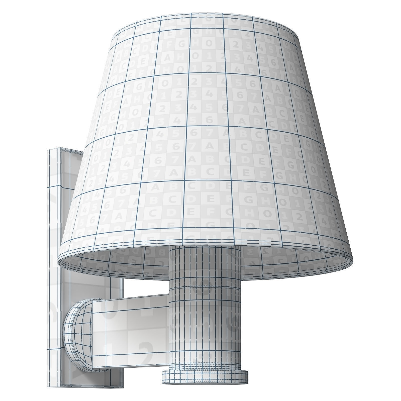 Urban Electric sconce Semplice 3D model_6