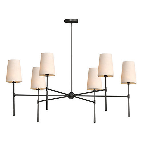 Rhodes Round Chandelier 3D model
