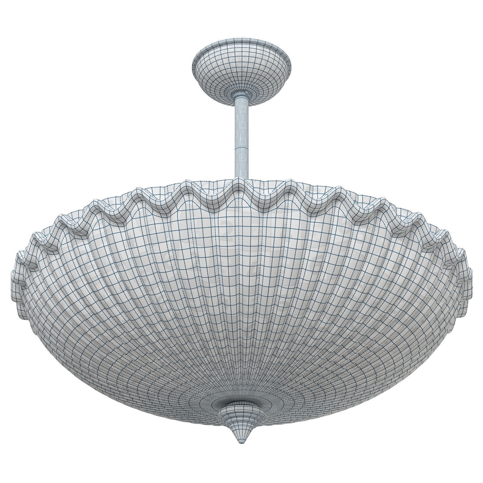 1stdibs Lampadario Chandelier Murano Glass 3D model_3