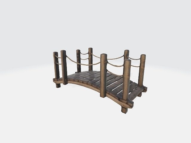 Bridge Free low-poly 3D model