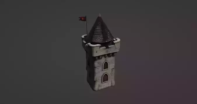 Medieval Fantasy Castle Tower