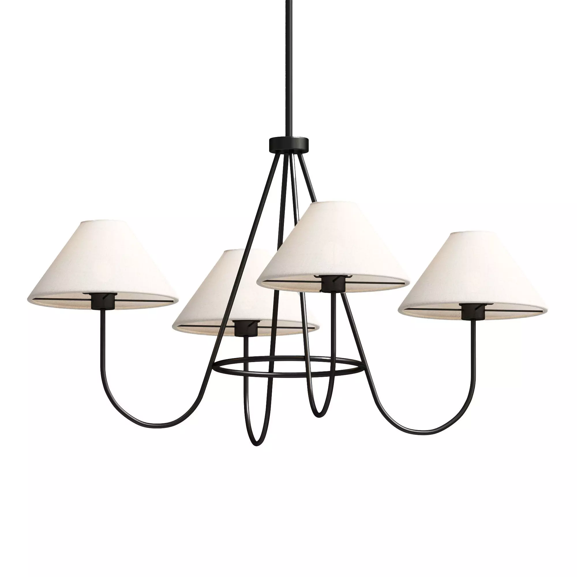 Wolcott Chandelier  3D model_0