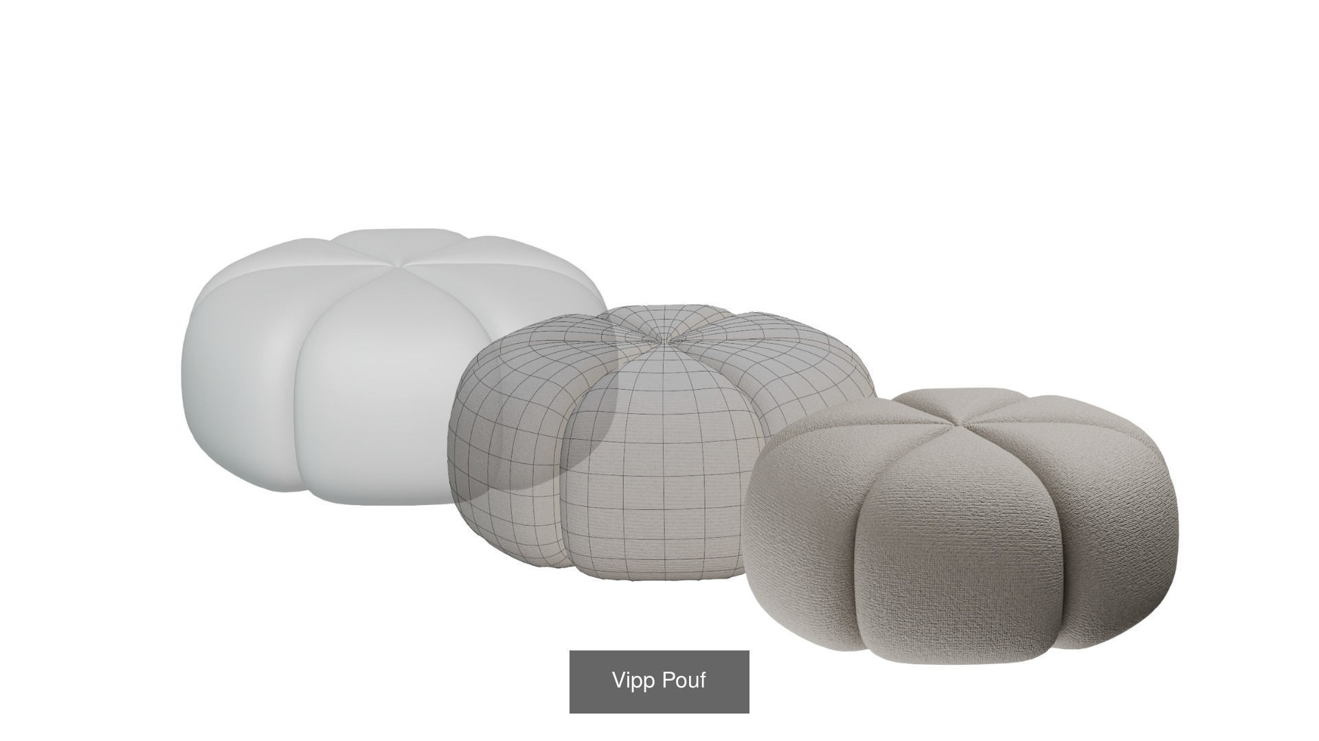 Interior Furniture Collection lowpoly model _4