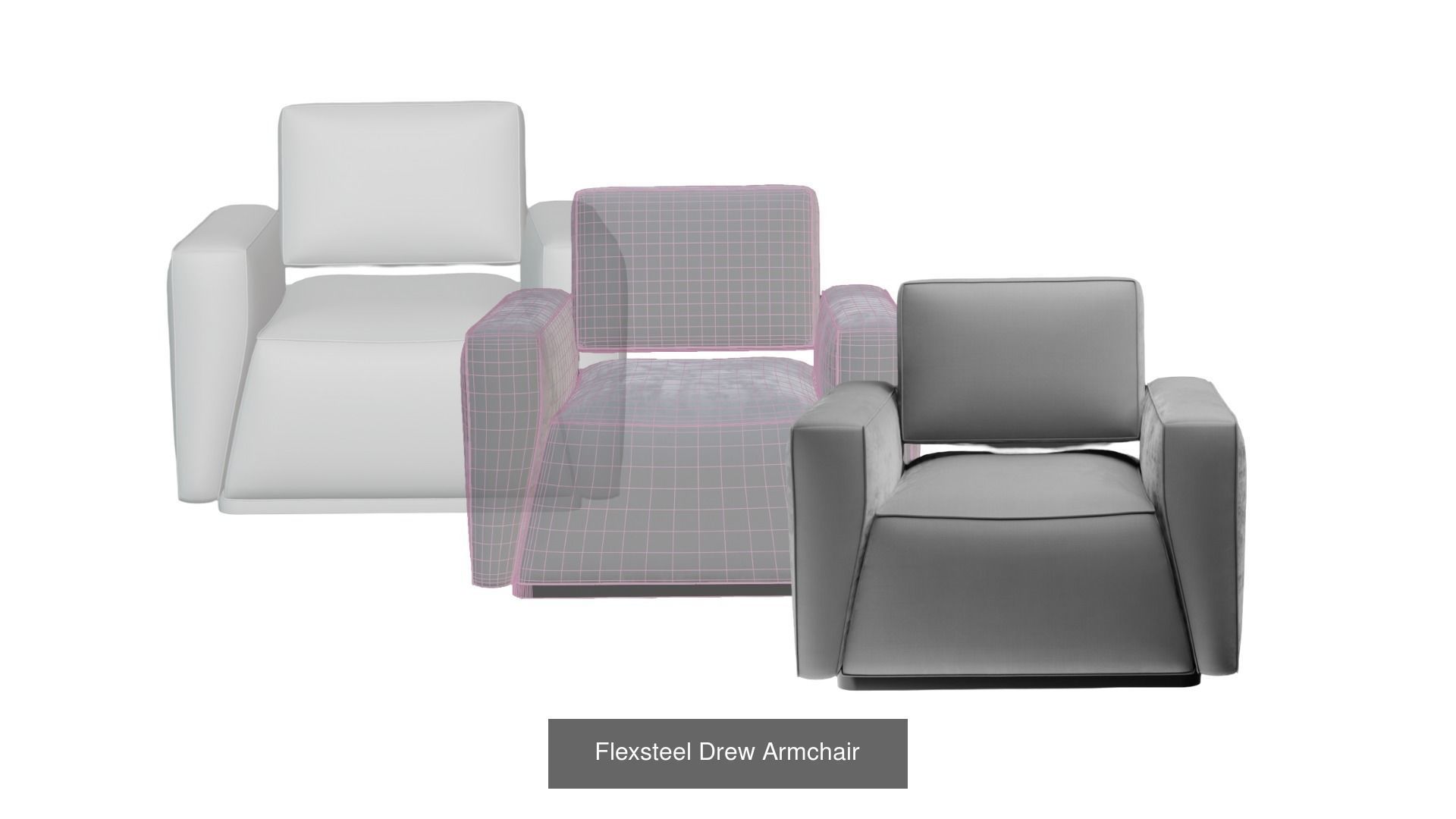 Interior Furniture Collection lowpoly model _2