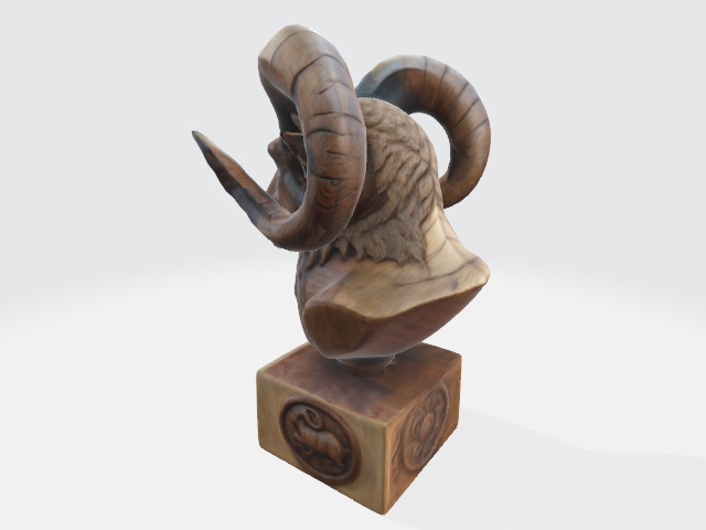 Wooden Carved ship 3D print model_5