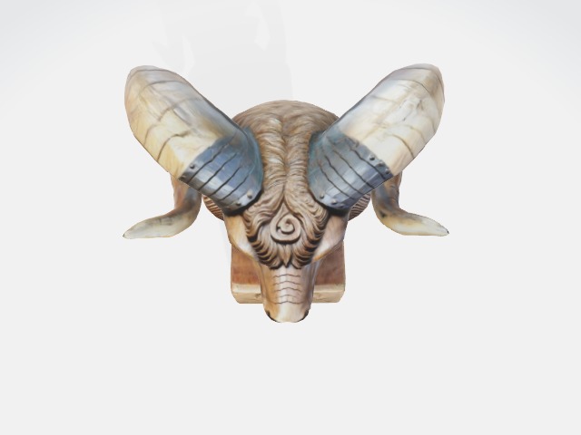 Wooden Carved ship 3D print model_3