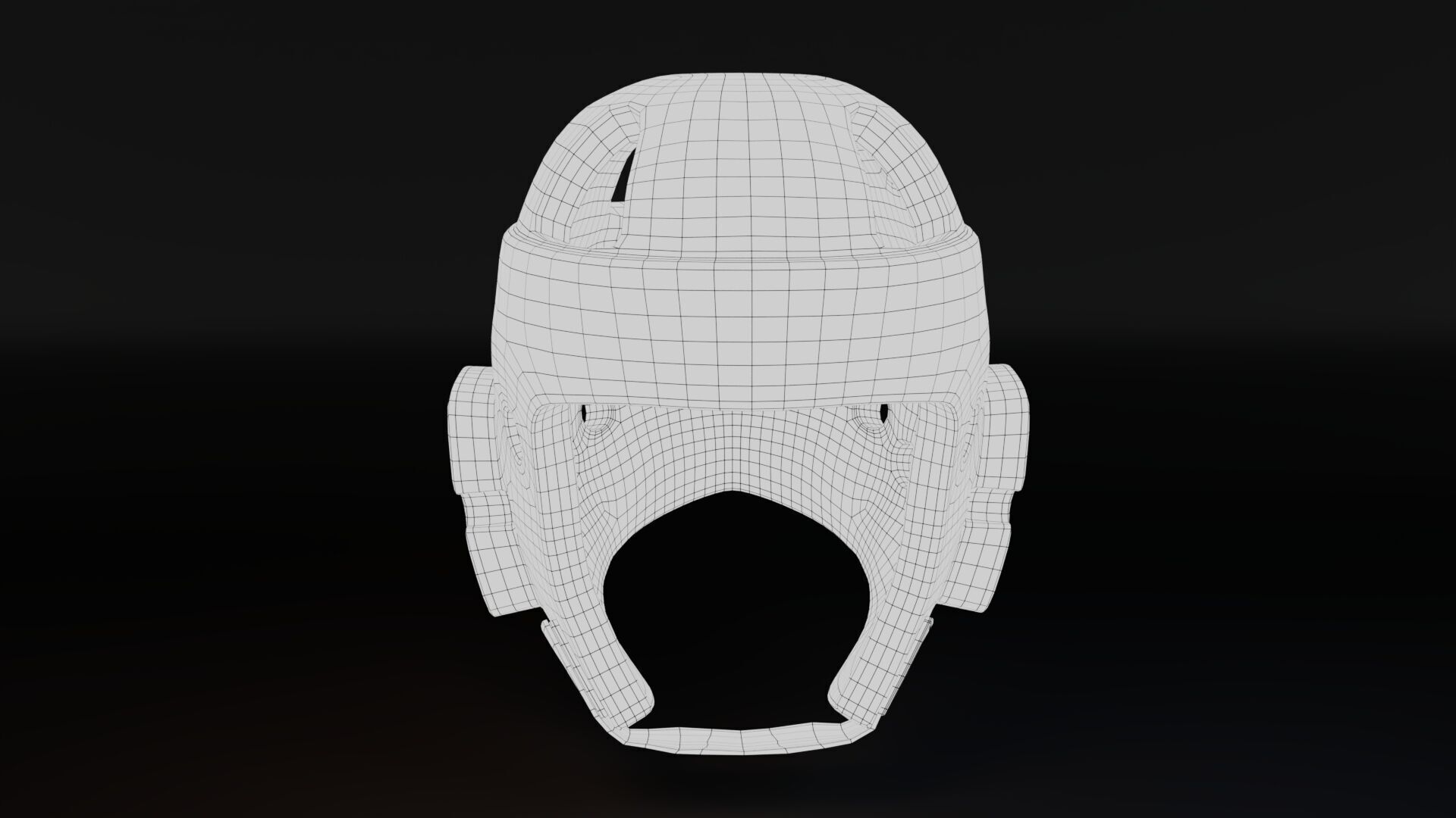 Taekwondo Helmet Free low-poly 3D model_6