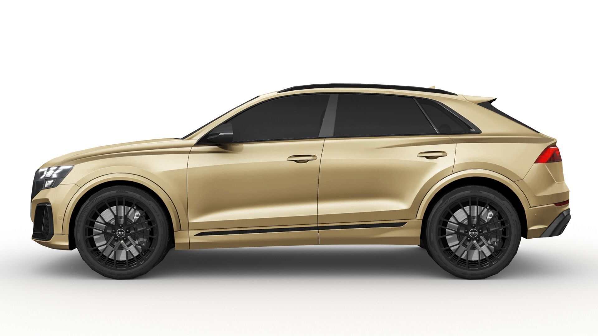 Audi Q8 2024 Low-poly 3D model_3