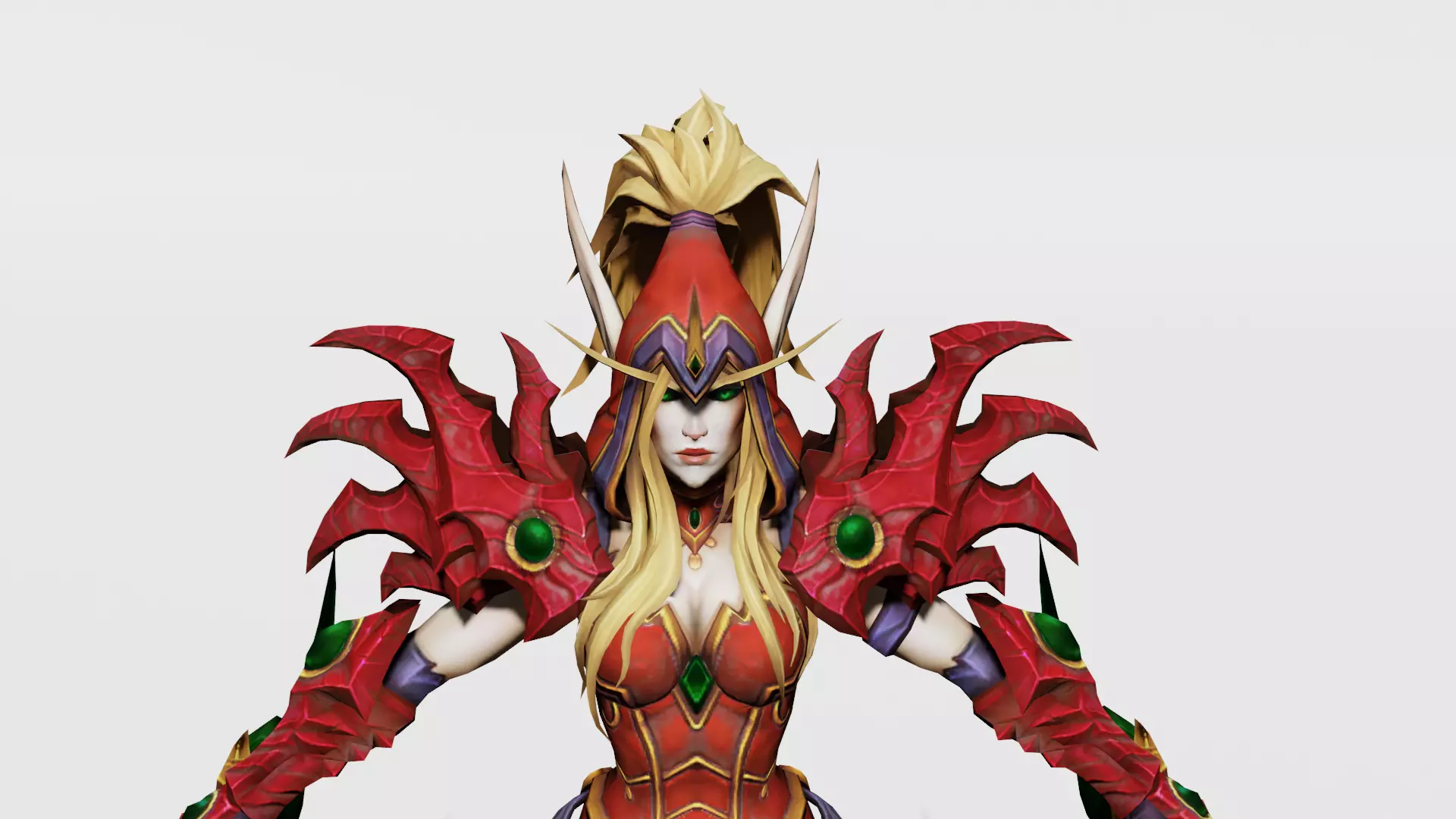 Valeera Sanguinar Fully Textured 3D Model - Printable STL 3D print model_0