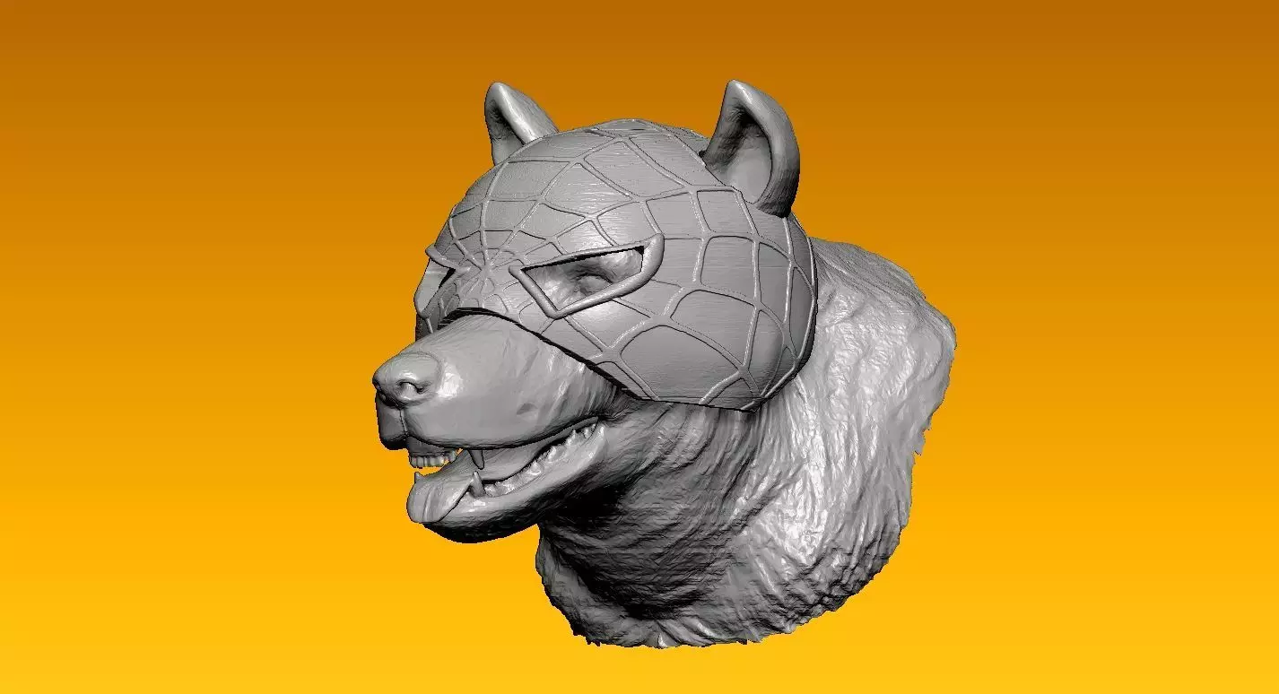 Spiderman Mask For Pets - 3D print 3D print model_0