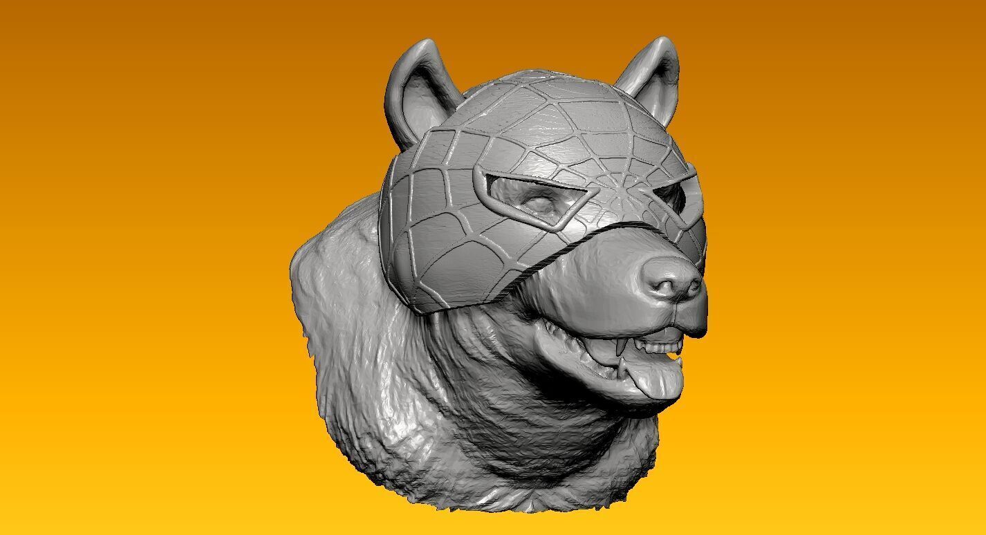 Spiderman Mask For Pets - 3D print 3D print model_2