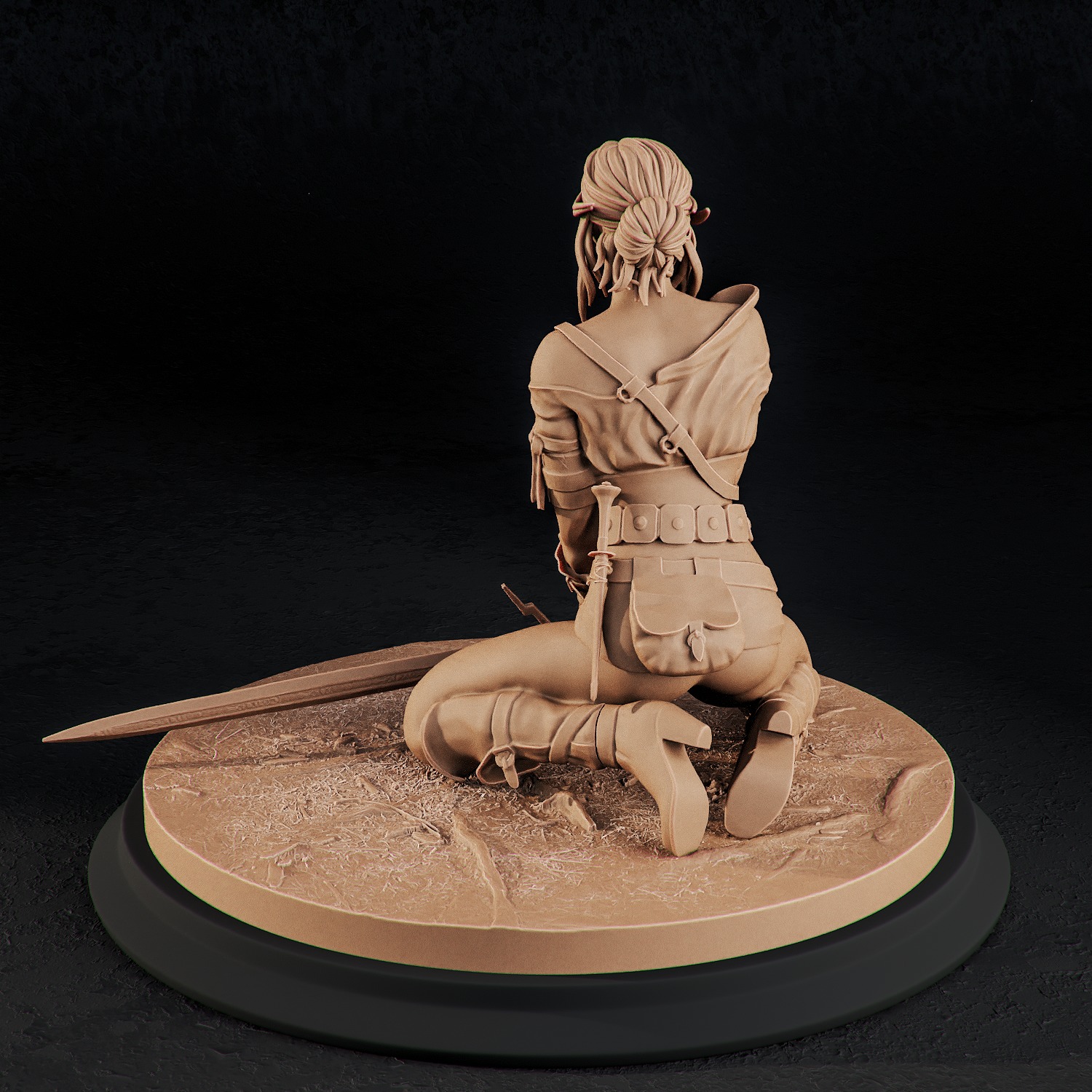 Ciri Zirael  The Witcher 3D print model_6