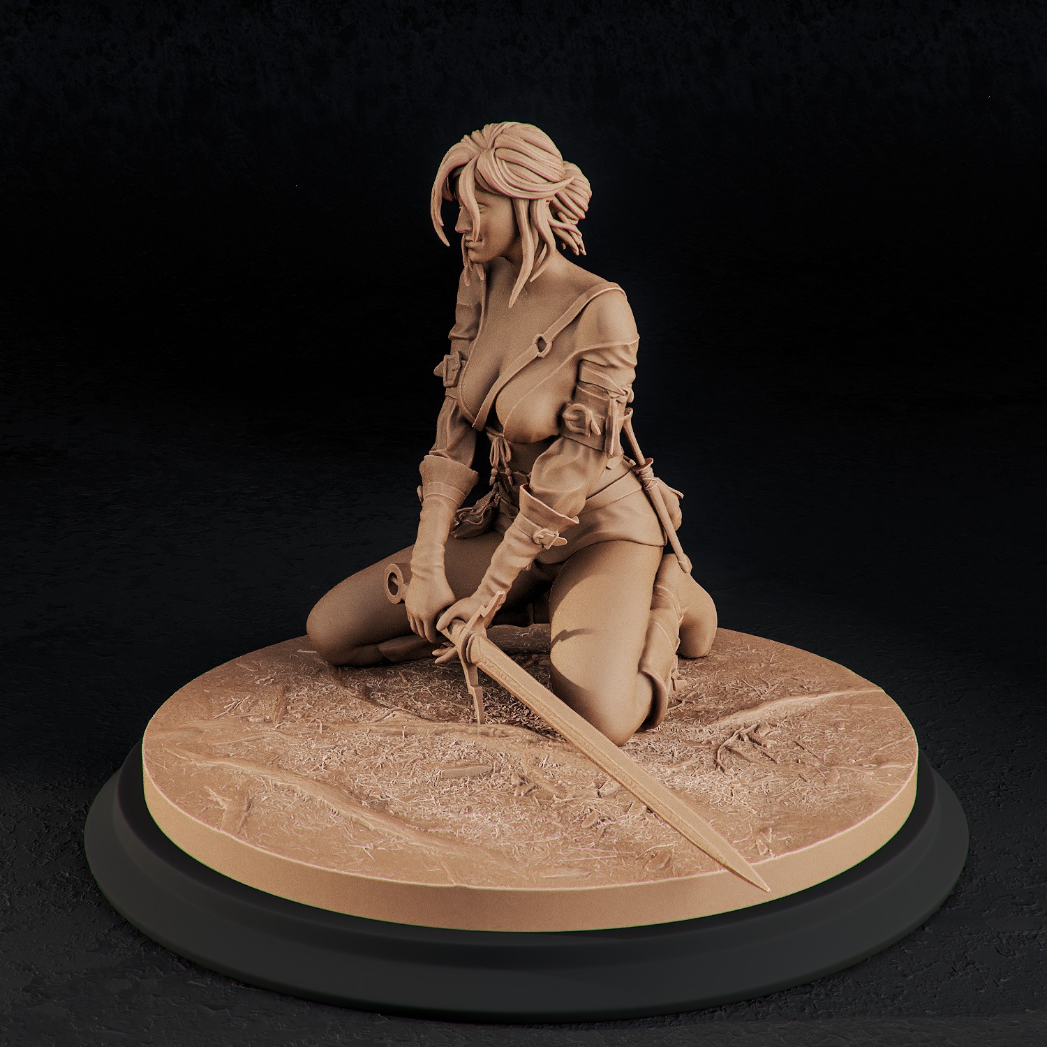 Ciri Zirael  The Witcher 3D print model_3