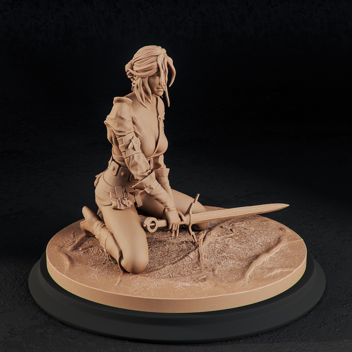 Ciri Zirael  The Witcher 3D print model_4