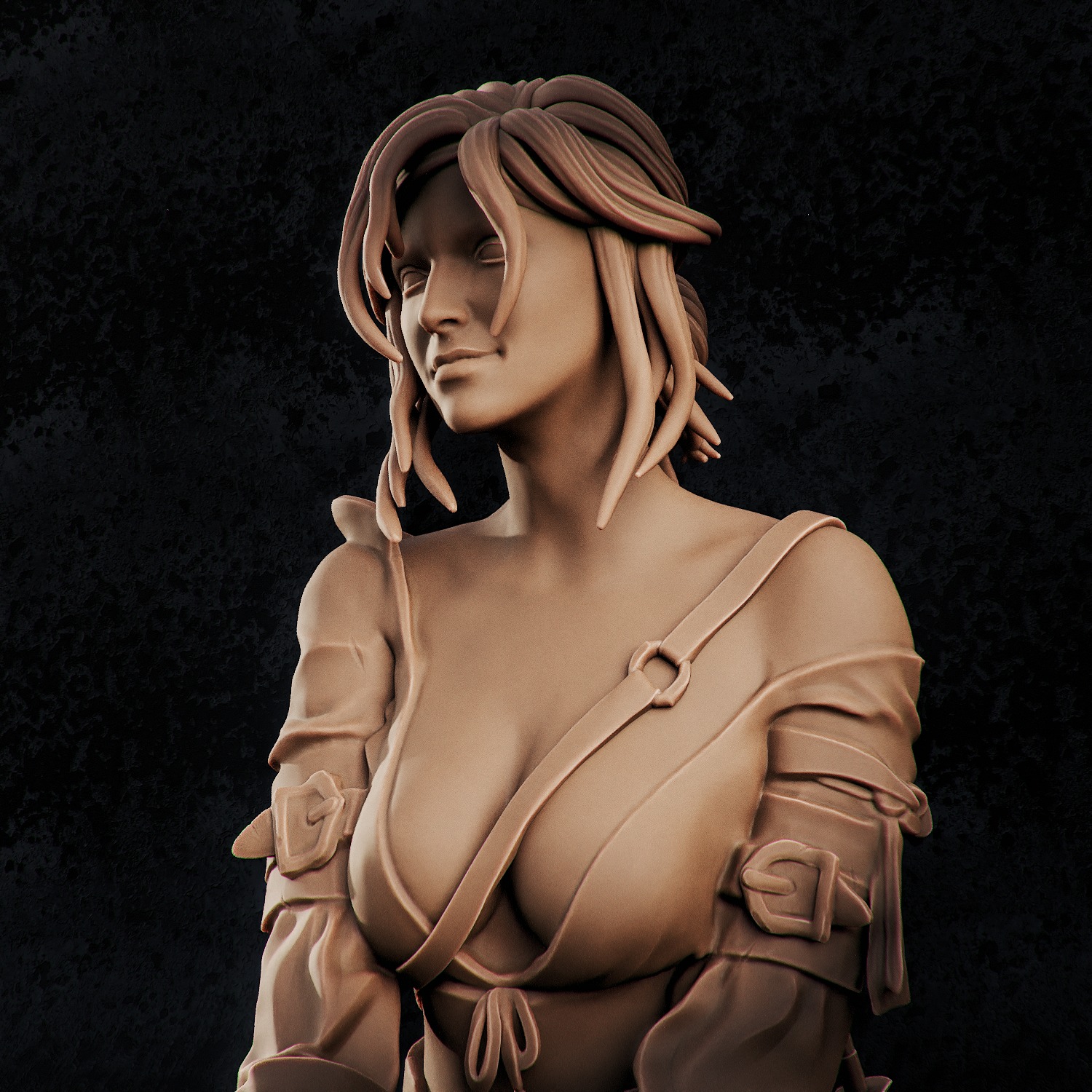 Ciri Zirael  The Witcher 3D print model_2