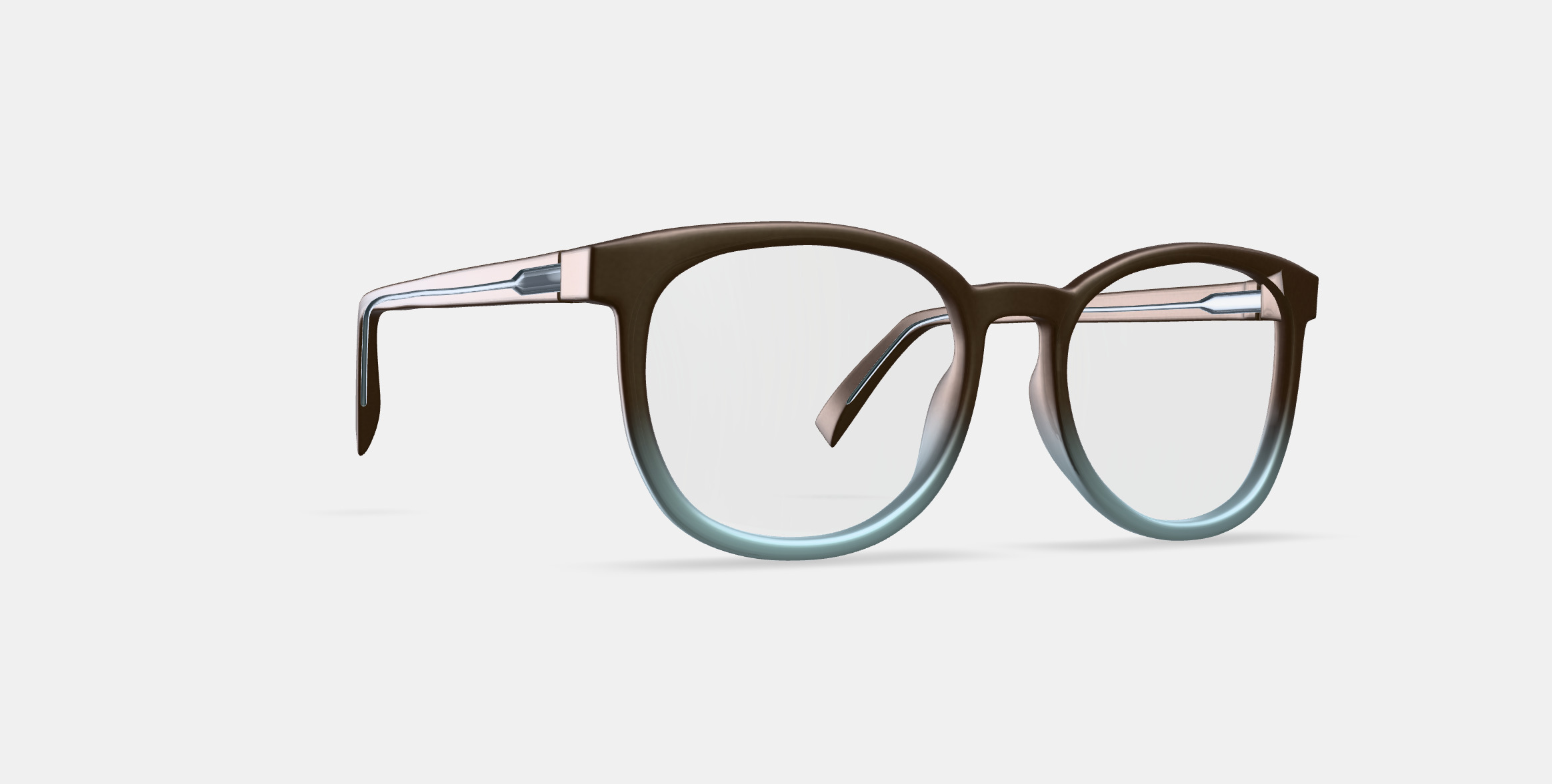 Redding Eyeglasses in Ashwood Matte Fade 3D model_9