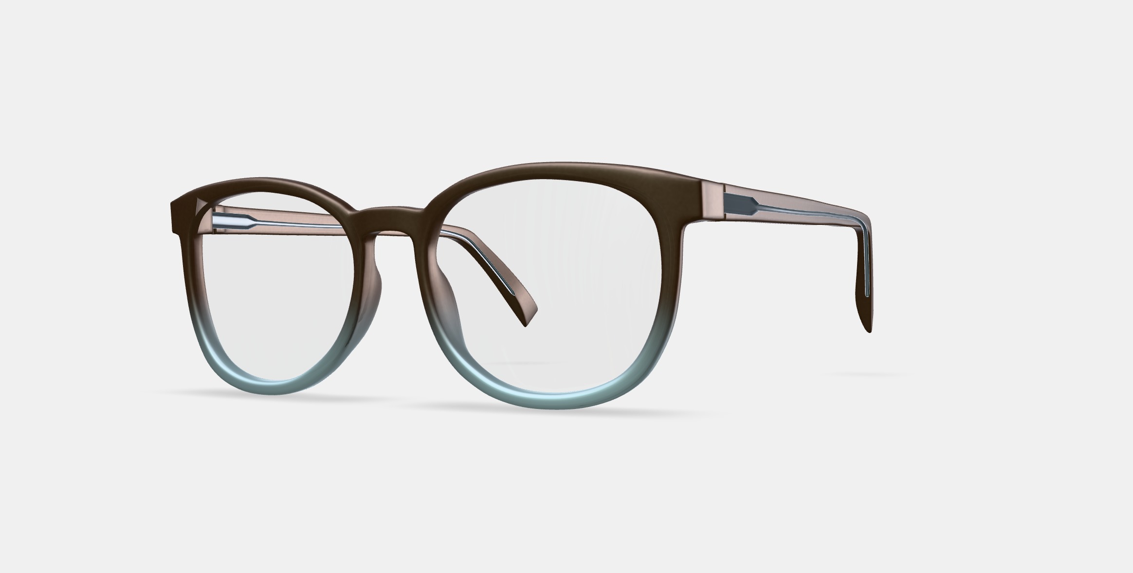Redding Eyeglasses in Ashwood Matte Fade 3D model_13