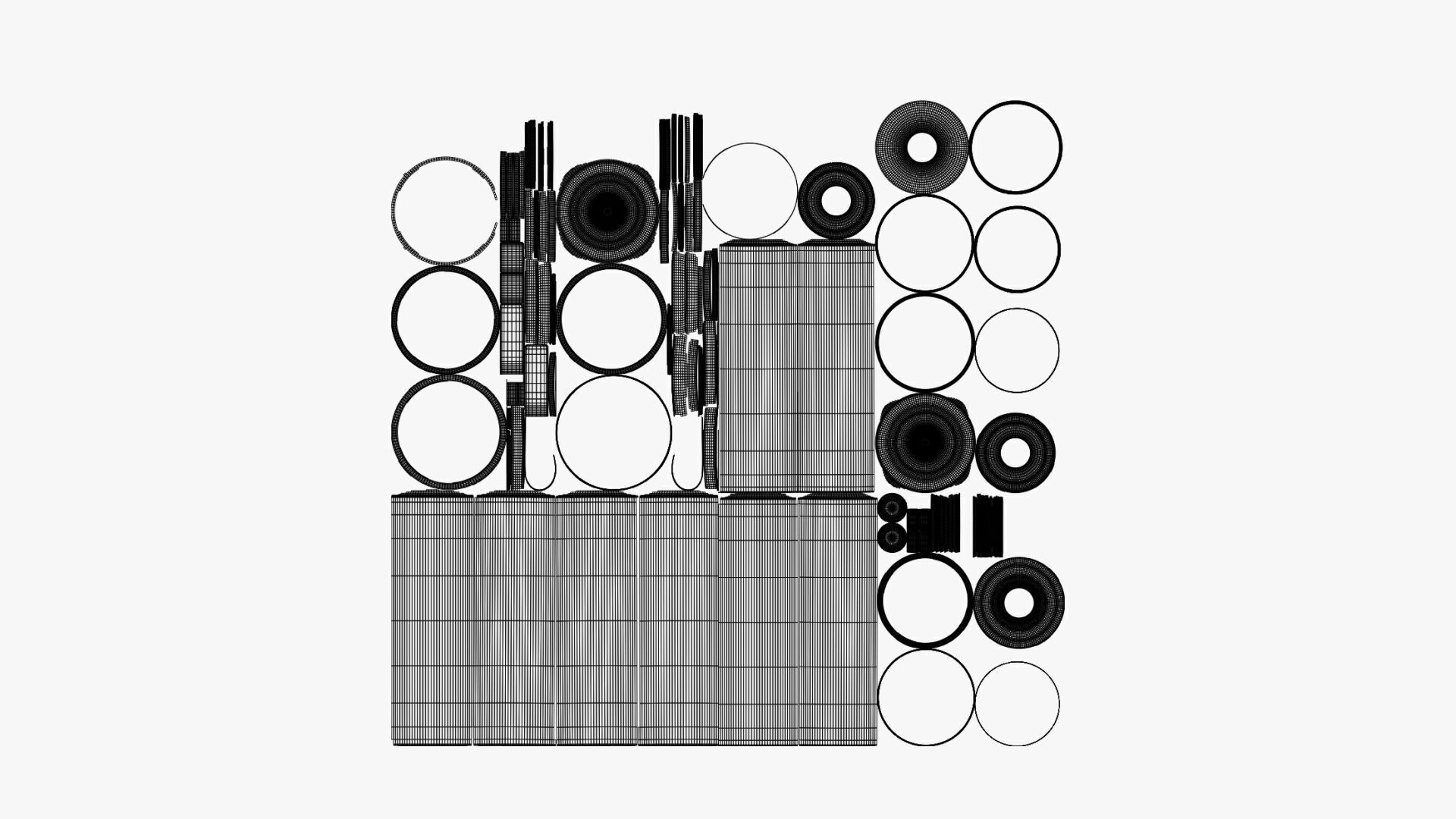 Energy Drink Bottle - Geometry Only No Textures No Materials 3D model_6