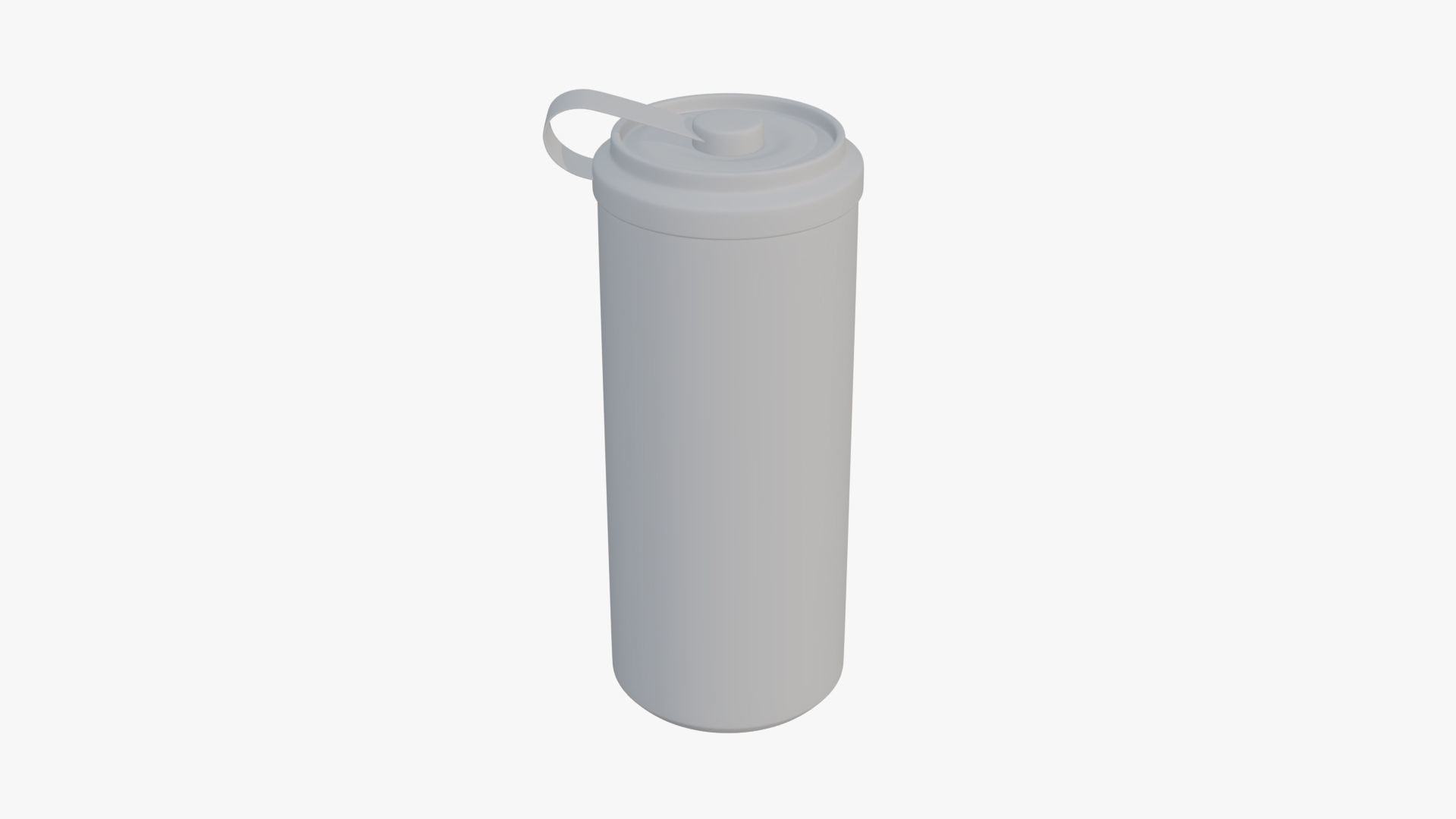 Energy Drink Bottle - Geometry Only No Textures No Materials 3D model_1