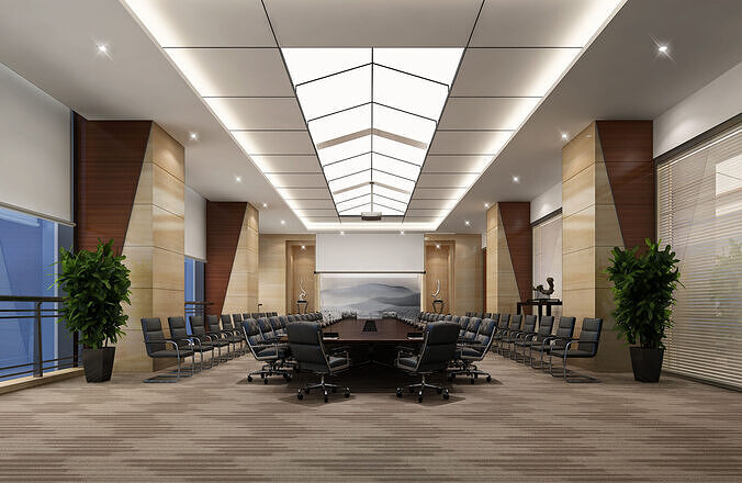 Conference room 3D model