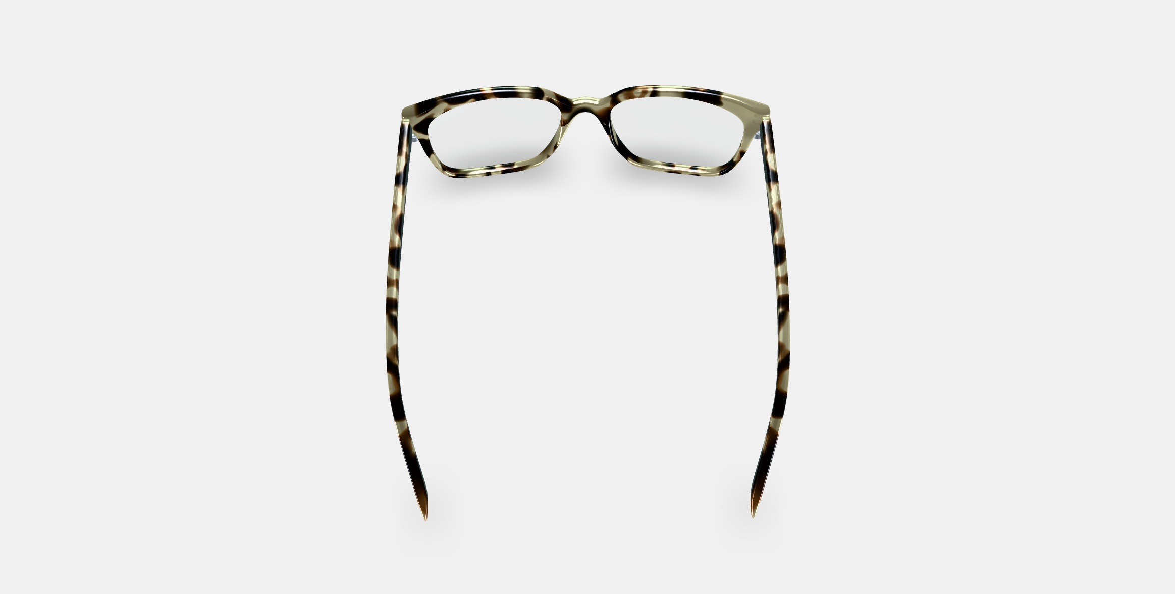 Hughes Eyeglasses in Marzipan Tortoise 3D model_2