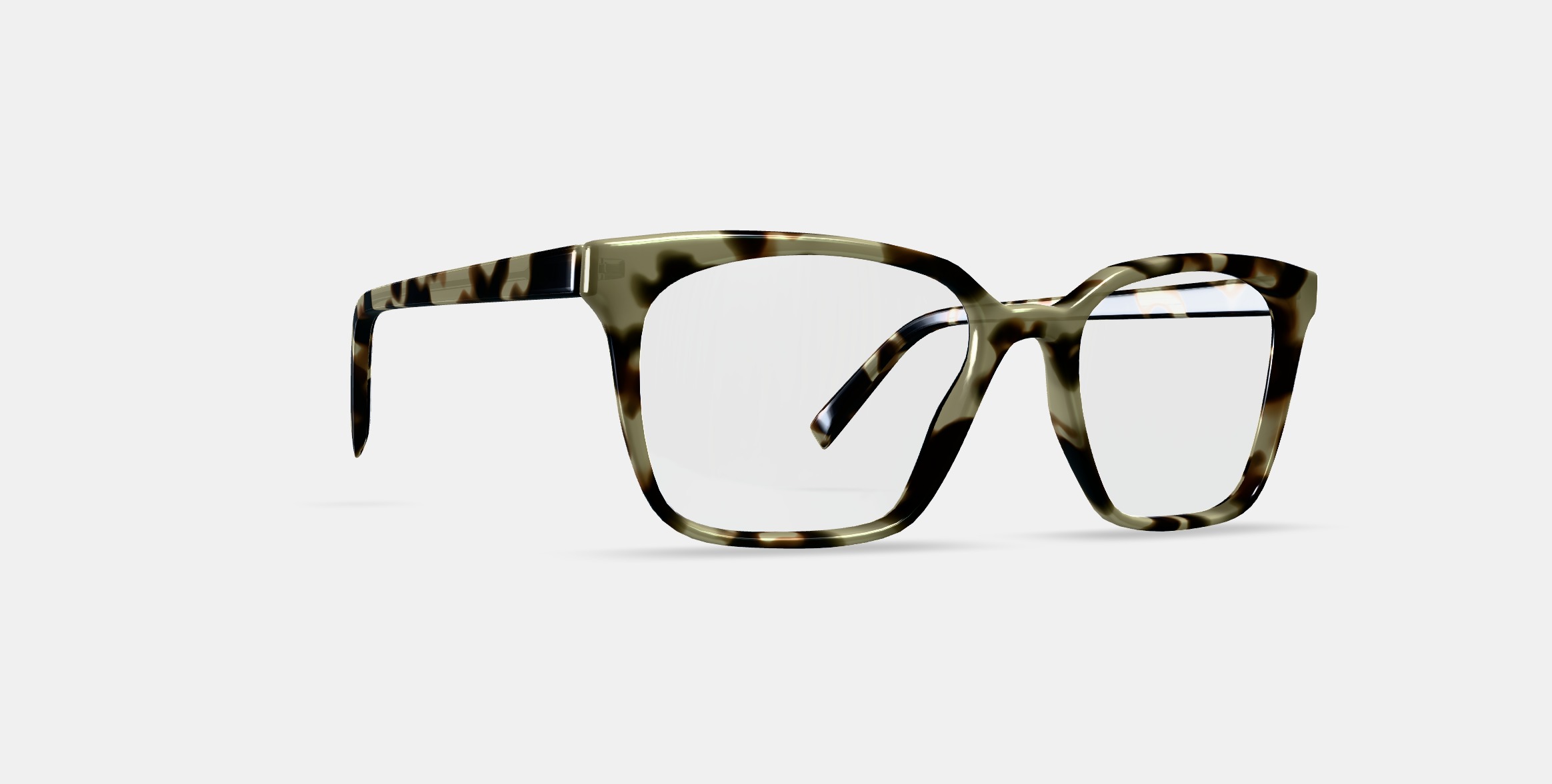 Hughes Eyeglasses in Marzipan Tortoise 3D model_9