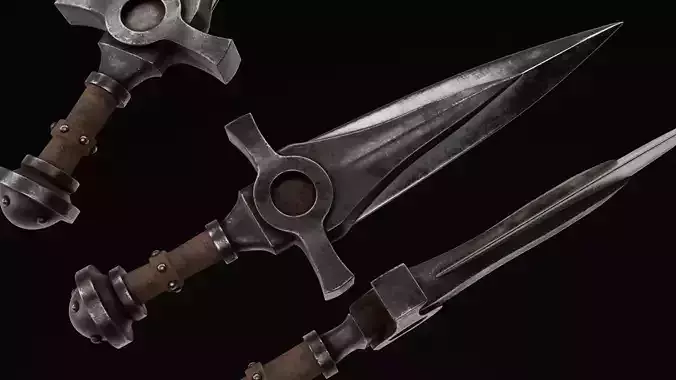 Dagger 3D model