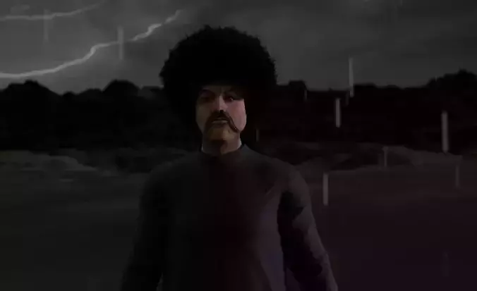 Ernazar Qaraqalpaq batiri 3D model