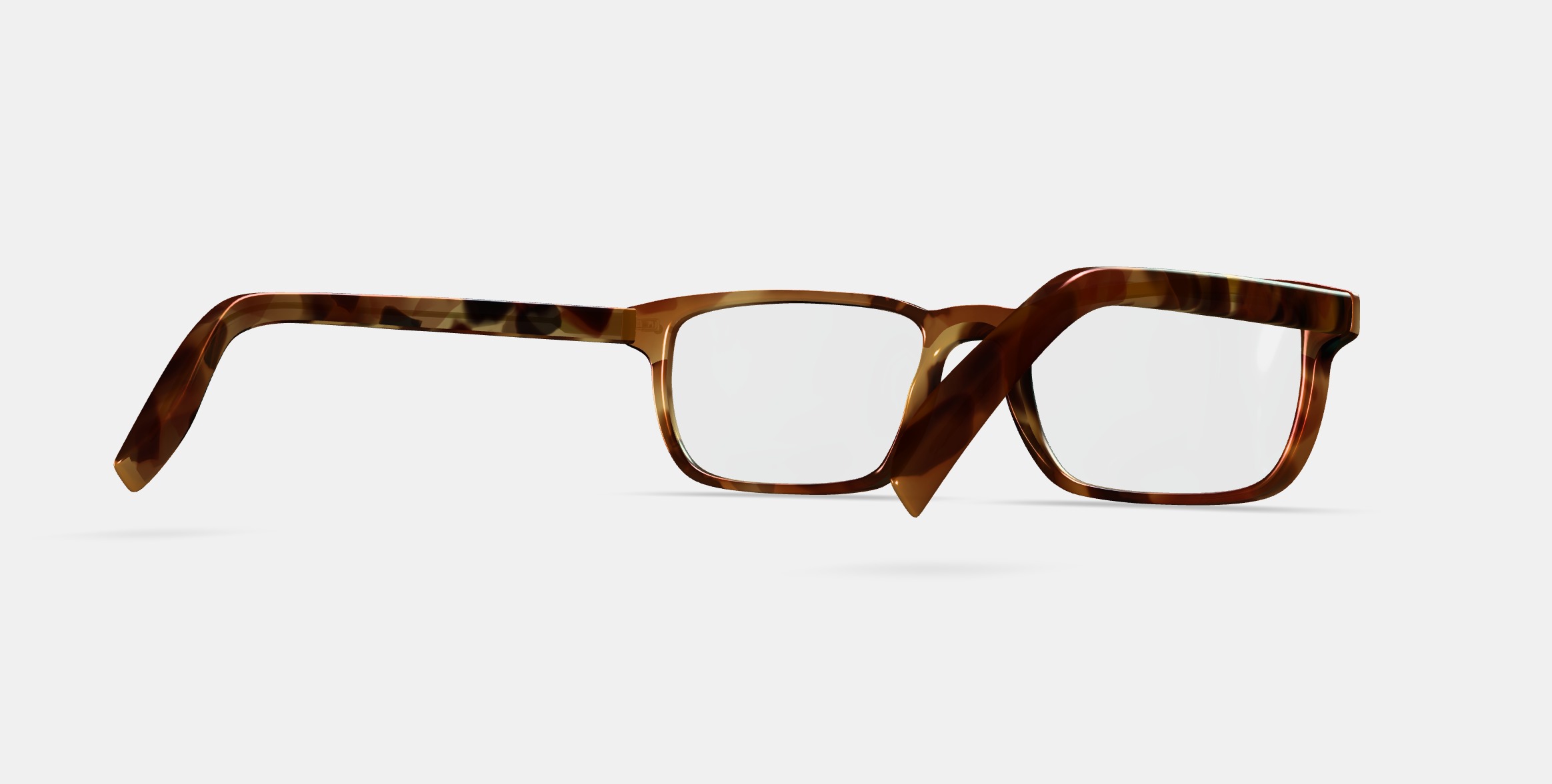 Donovan Eyeglasses in Root Beer 3D model_4