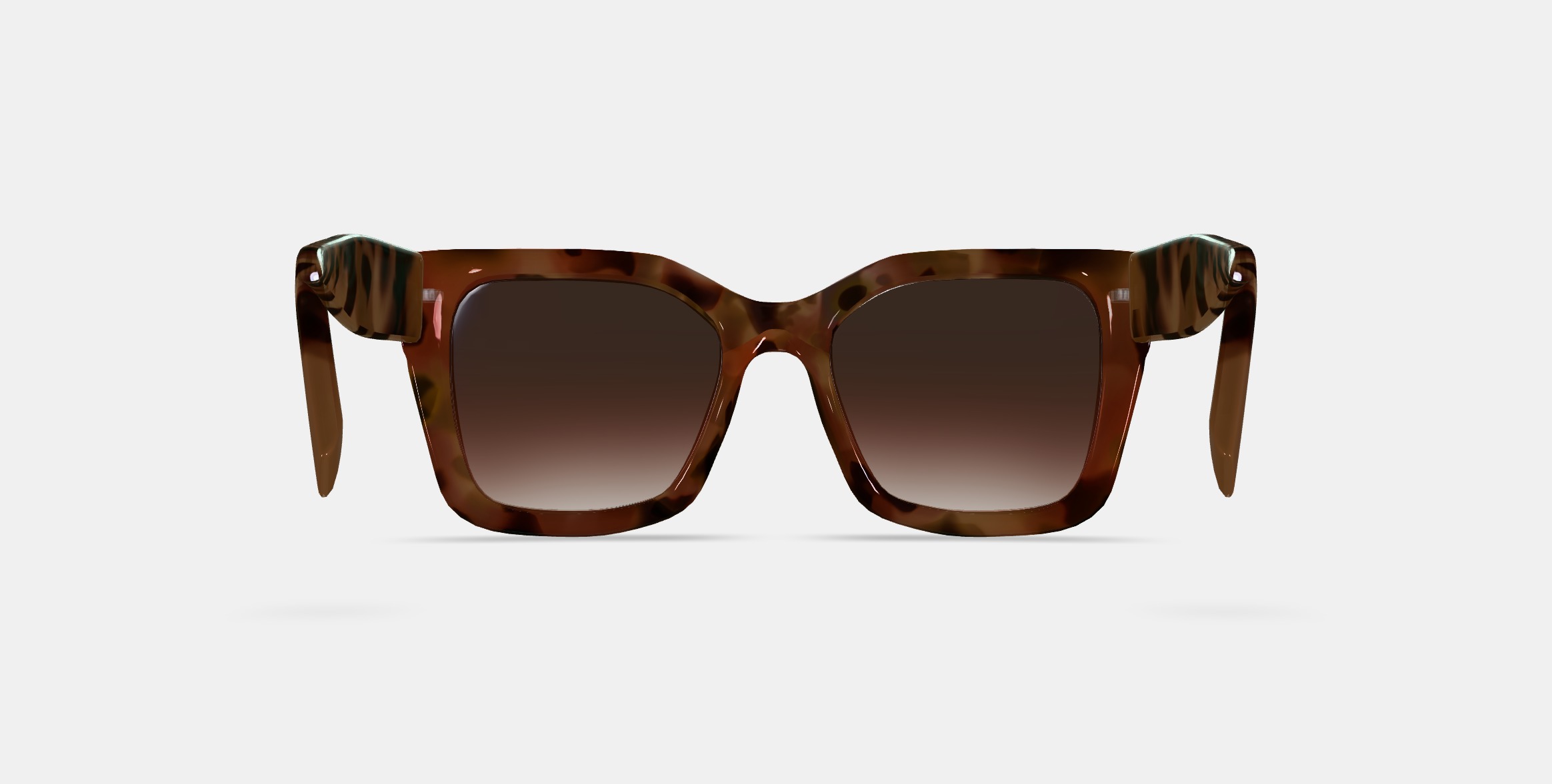 Bette Sunglasses in Sesame Tortoise 3D model_15
