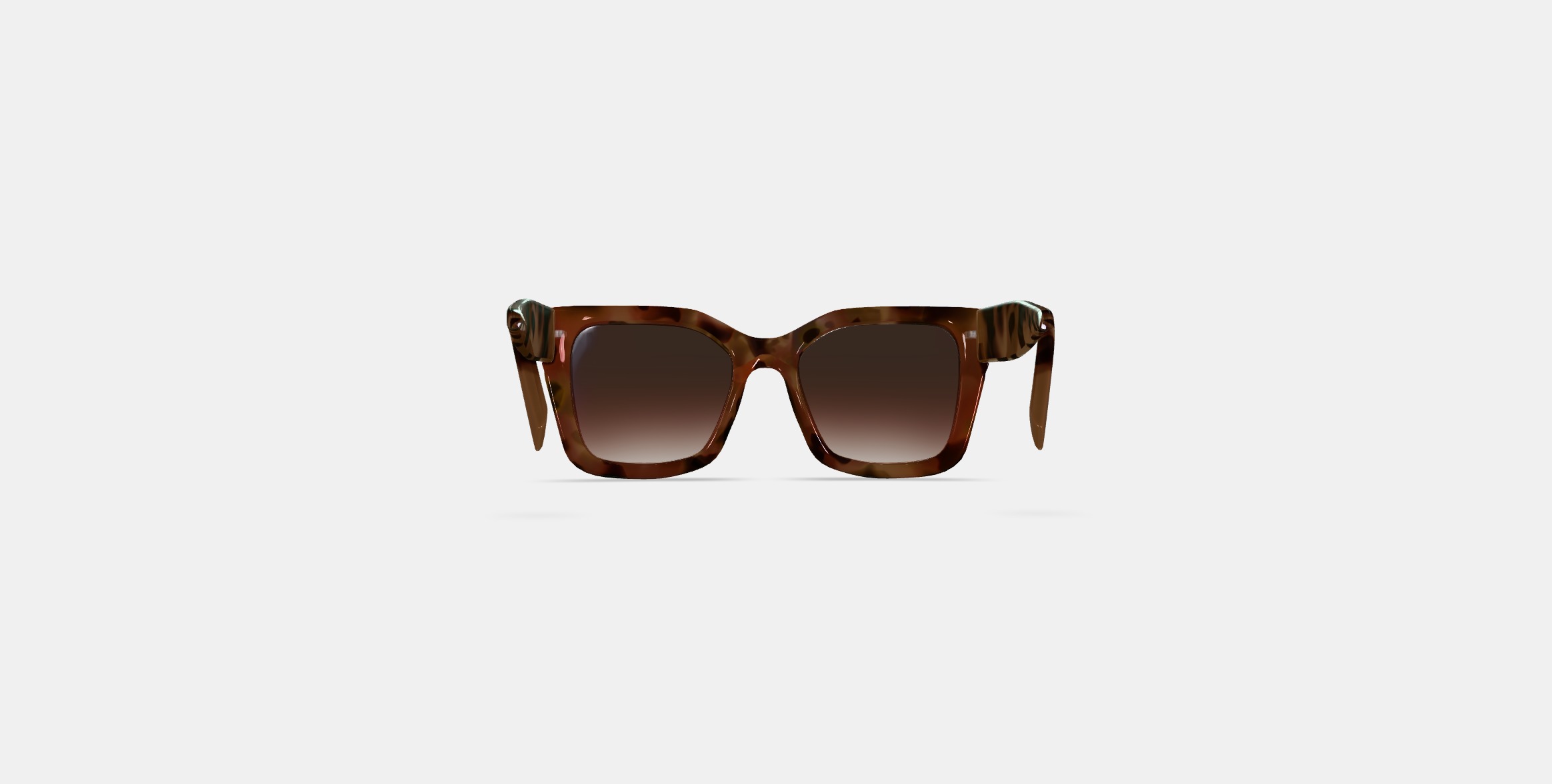 Bette Sunglasses in Sesame Tortoise 3D model_14