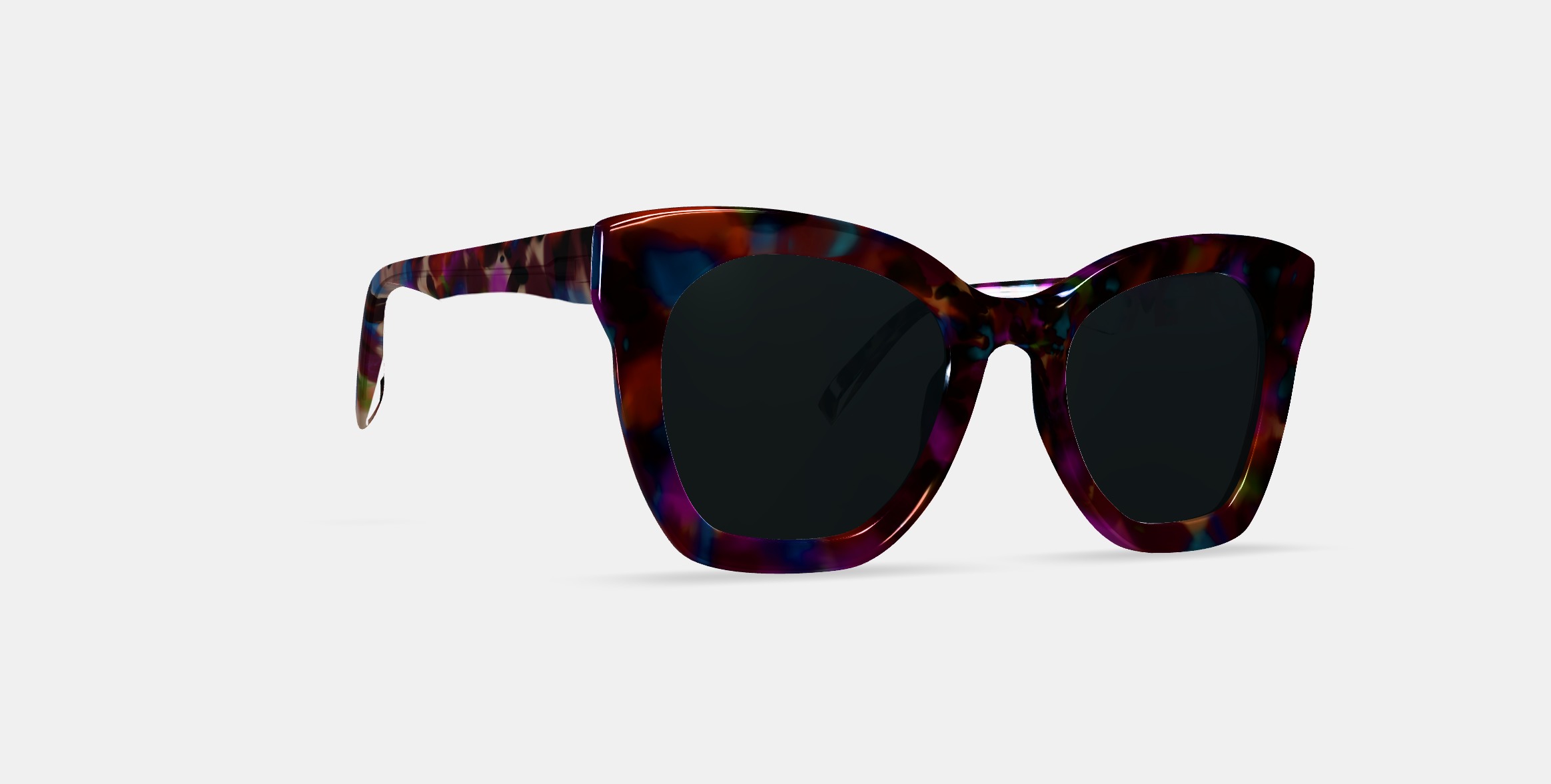 Augusta Sunglasses in Confetti Tortoise 3D model_9