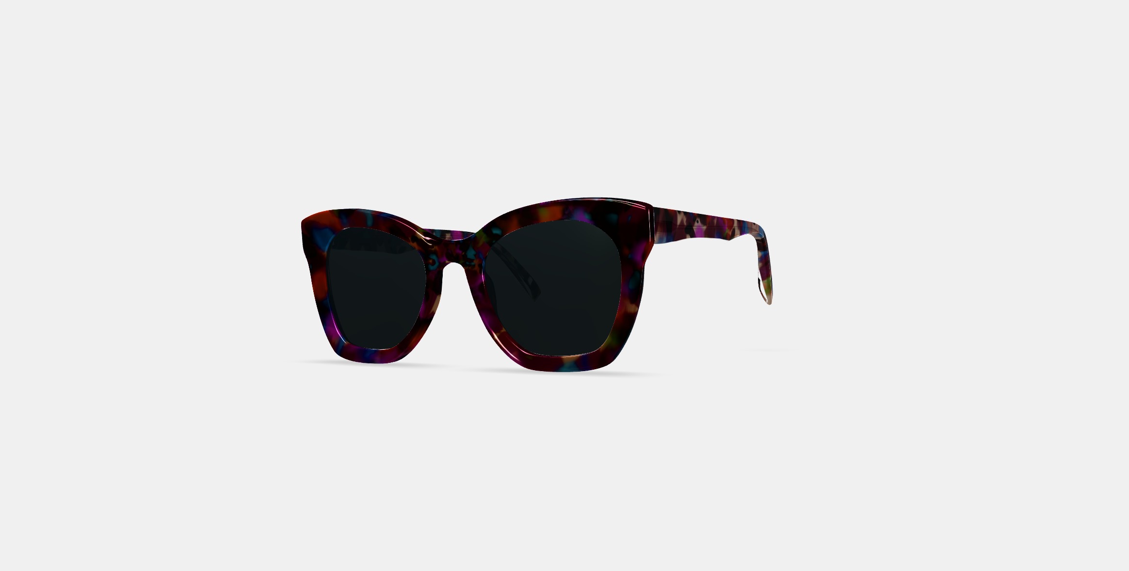 Augusta Sunglasses in Confetti Tortoise 3D model_12