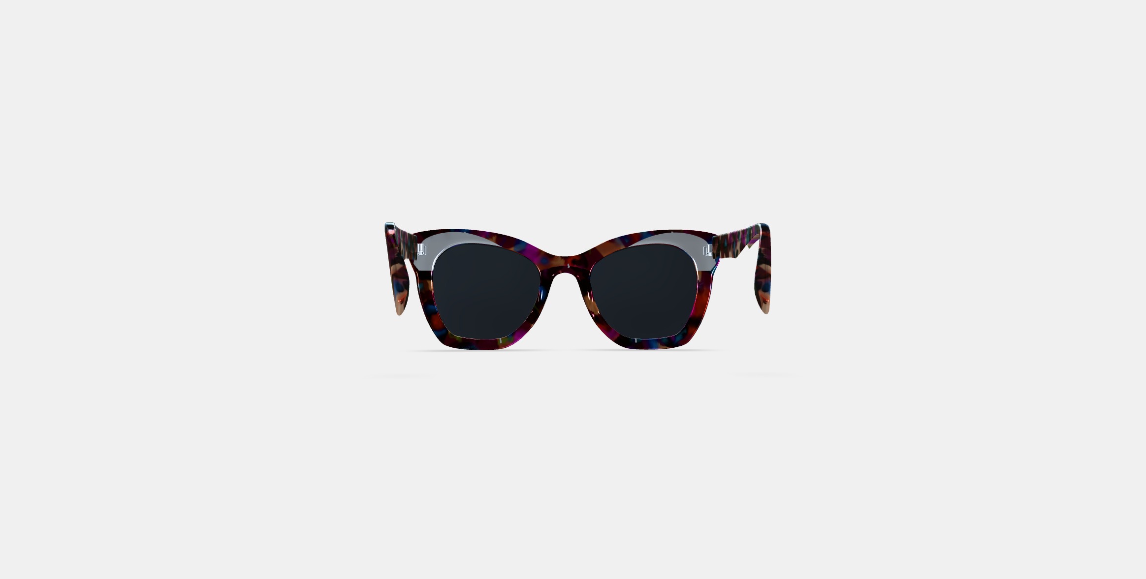 Augusta Sunglasses in Confetti Tortoise 3D model_14