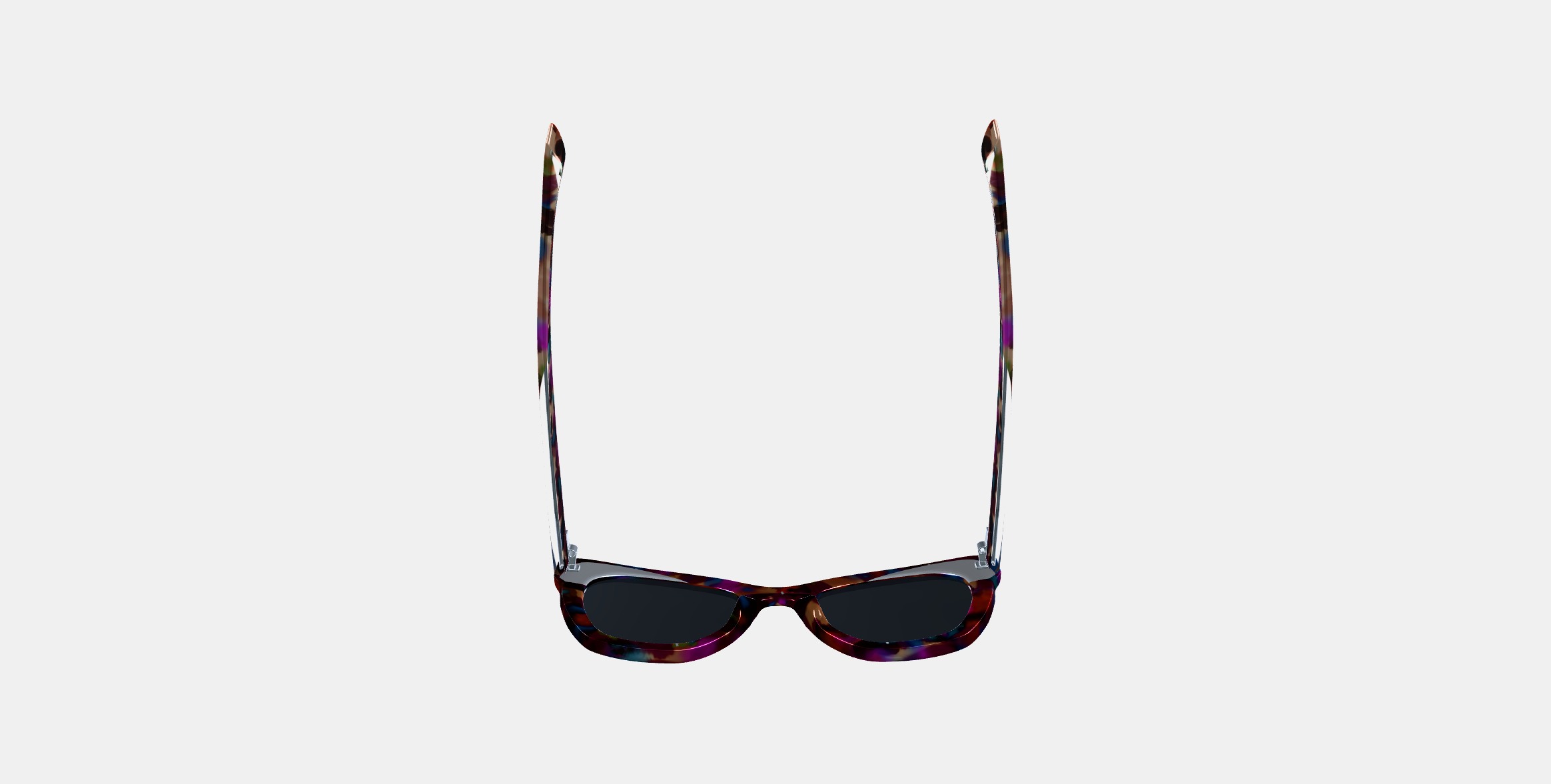 Augusta Sunglasses in Confetti Tortoise 3D model_7