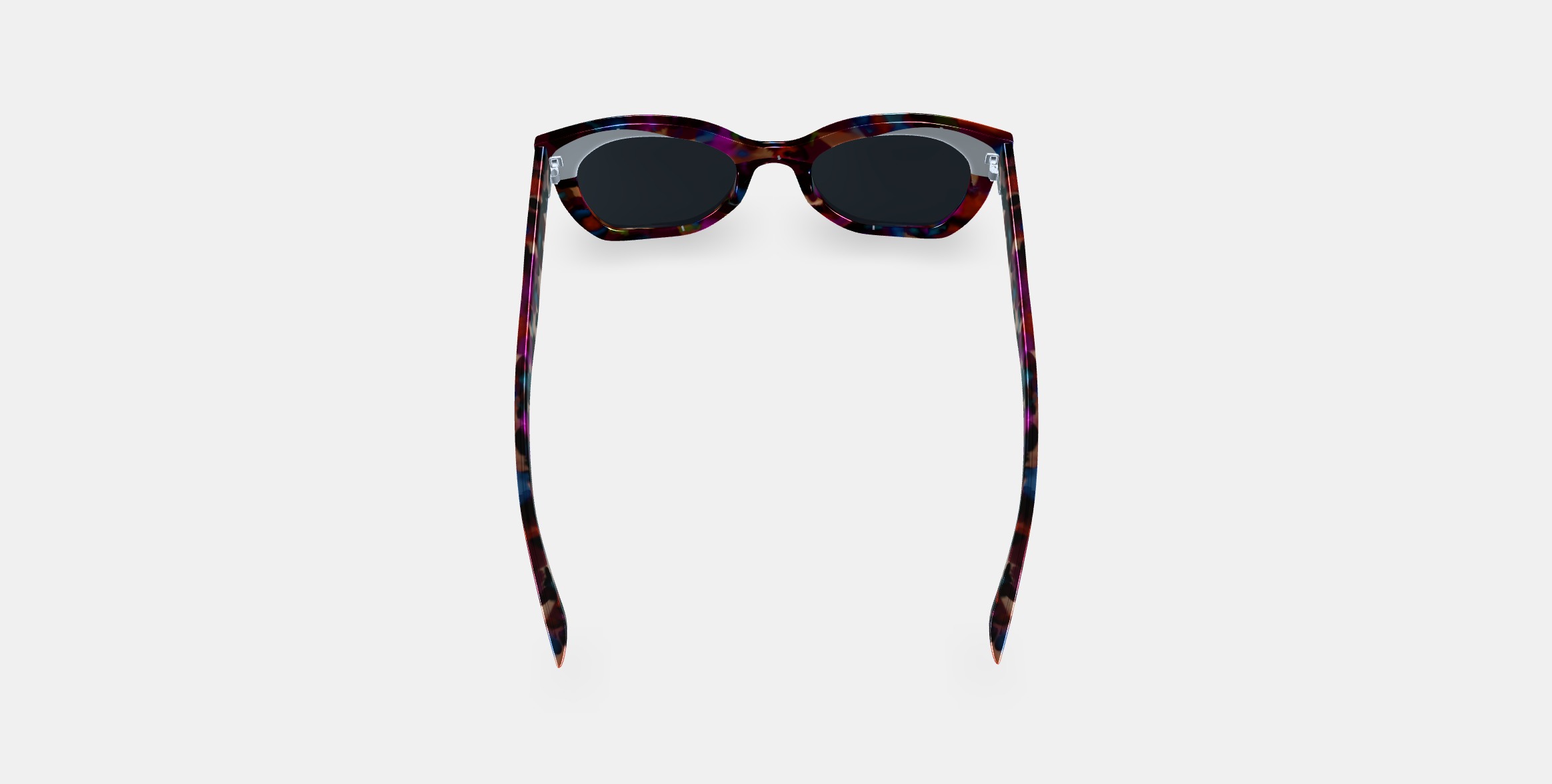 Augusta Sunglasses in Confetti Tortoise 3D model_4