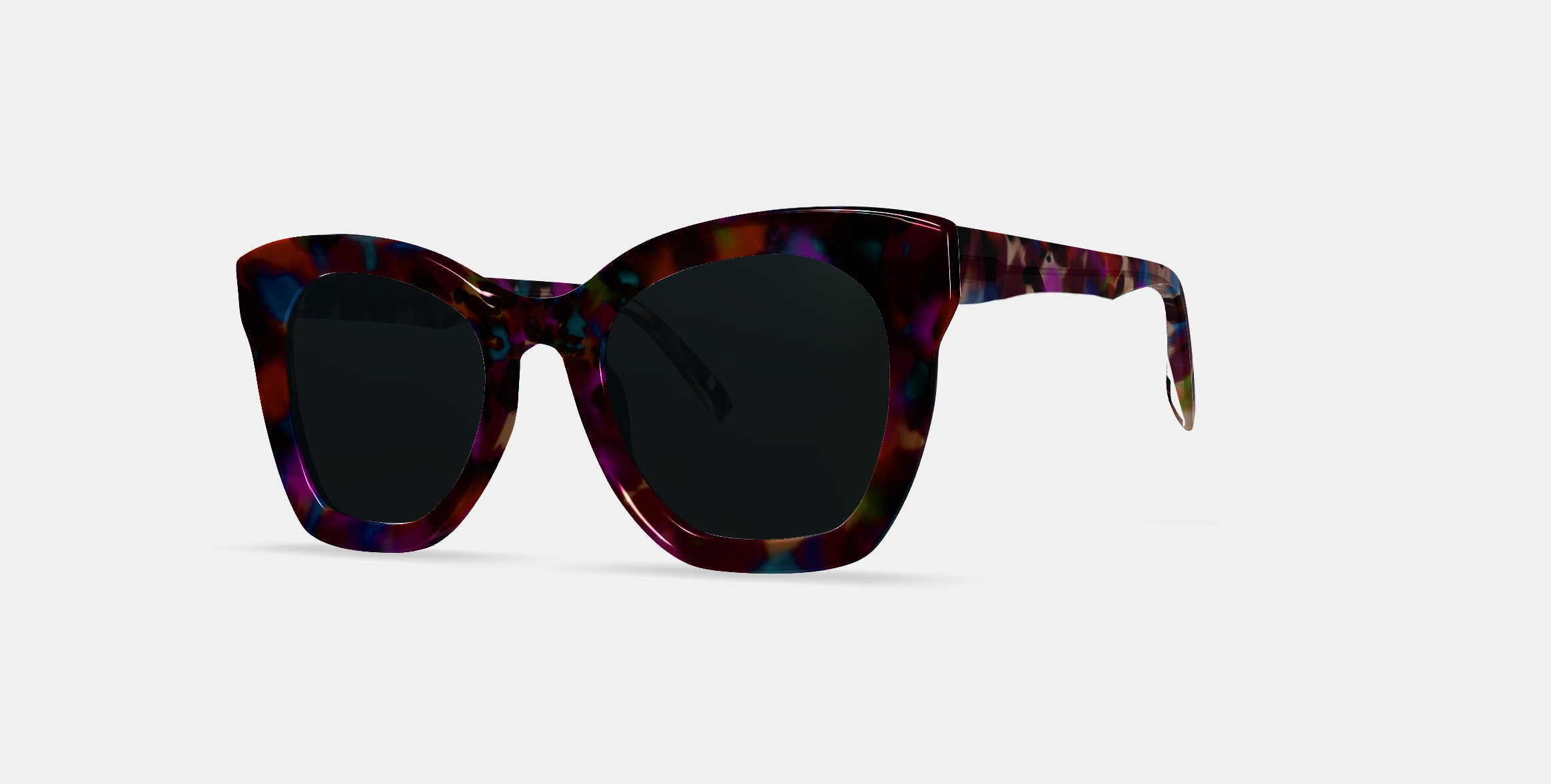 Augusta Sunglasses in Confetti Tortoise 3D model_13