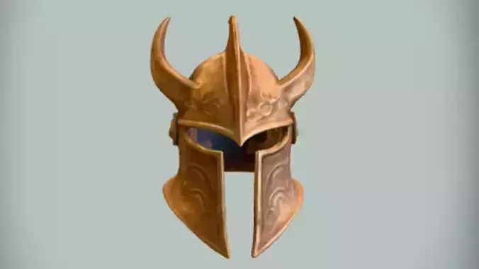 ornate medieval helmet
