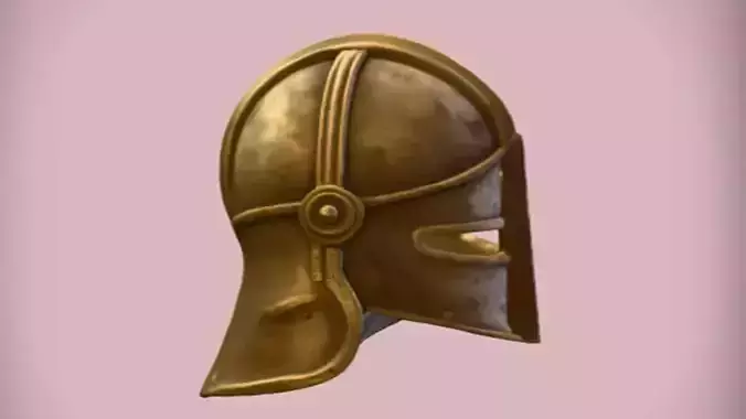 Medieval knight helmet 