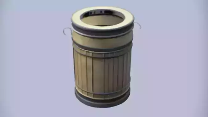 decorative outdoor trash can