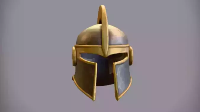 Ancient warrior helmet 