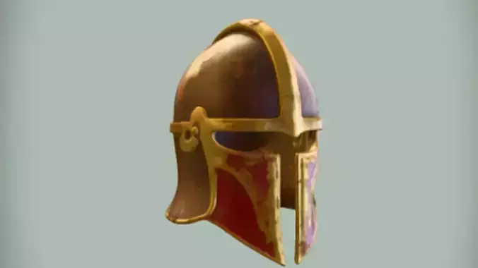 Ancient warrior helmet