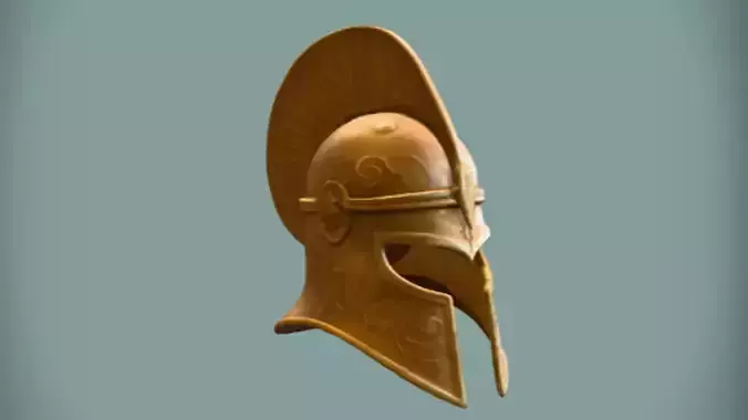 Ancient Greek-style helmet
