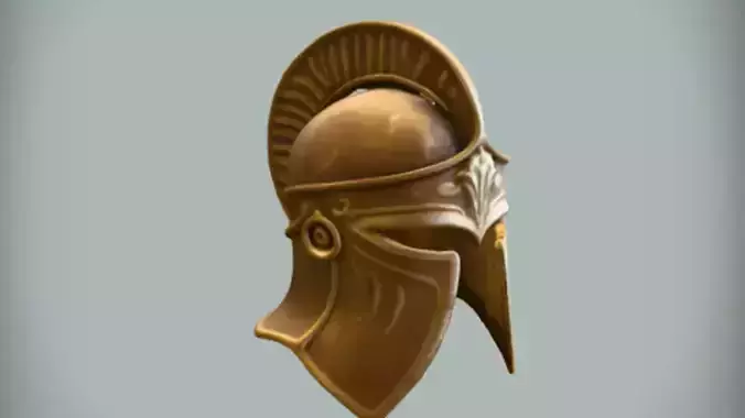 Ancient Greek helmet 