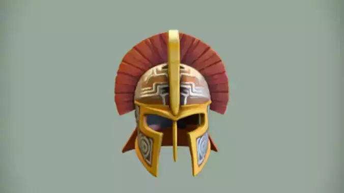 Ancient Greek helmet 